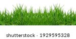 Green grass border isolated on...
