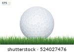 Golf Ball In Grass Free Stock Photo - Public Domain Pictures