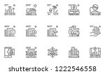 smart city line icons set.... | Shutterstock .eps vector #1222546558