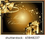 merry christmas background | Shutterstock .eps vector #65848237