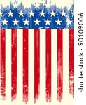 american grunge flag. an... | Shutterstock .eps vector #90109006