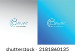 C Clever Minimal Text Logo...