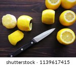 Peeling Lemons On A Cutting...