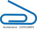 modern paper clip icon vector ... | Shutterstock .eps vector #2105218892