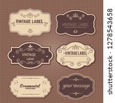 frame vintage set.borders... | Shutterstock .eps vector #1278543658