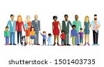 family with children  parents... | Shutterstock .eps vector #1501403735