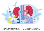 tiny doctors doing medical... | Shutterstock .eps vector #2030403542
