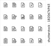 files   documents vector icons... | Shutterstock .eps vector #1820676965