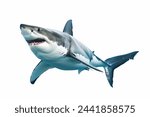 Great white shark   carcharodon ...