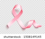 satin pink ribbon over... | Shutterstock .eps vector #1508149145