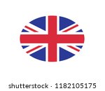 united kingdom national flag... | Shutterstock .eps vector #1182105175