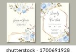 beautiful wedding invitation... | Shutterstock .eps vector #1700691928