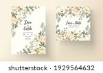 set of wedding invitation card... | Shutterstock .eps vector #1929564632