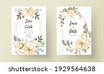 set of wedding invitation card... | Shutterstock .eps vector #1929564638