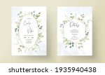 beautiful wedding card with... | Shutterstock .eps vector #1935940438