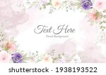 beautiful hand drawn floral... | Shutterstock .eps vector #1938193522