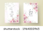beautiful soft flower wedding... | Shutterstock .eps vector #1964003965