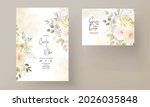 wedding invitation card with... | Shutterstock .eps vector #2026035848