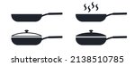 kitchen pan vector icon set | Shutterstock .eps vector #2138510785
