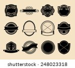 big vector set of vintage... | Shutterstock .eps vector #248023318