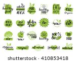 vector eco  organic  bio logos...