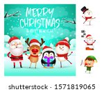 merry christmas and happy new... | Shutterstock .eps vector #1571819065