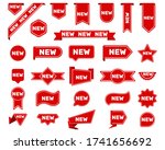 new arrival tags and stickers... | Shutterstock .eps vector #1741656692