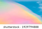 Multicolored Rainbow Cloud In...