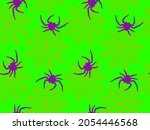 abstract hand drawing spider... | Shutterstock .eps vector #2054446568