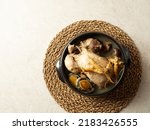 Small photo of samgyetang,Ginseng Chicken Soup with Abalones