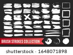 collection of white paint brush ... | Shutterstock .eps vector #1648071898