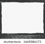 grunge picture frame. abstract... | Shutterstock .eps vector #1669086172