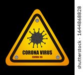 corona covid 19 virus from... | Shutterstock .eps vector #1644868828