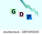 gdp or gross domestic product | Shutterstock .eps vector #1857693235