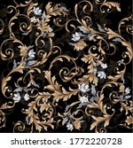seamless classic baroque... | Shutterstock .eps vector #1772220728