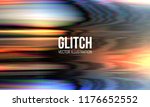 colorful glitch background.... | Shutterstock .eps vector #1176652552
