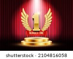 winner award. number one.... | Shutterstock .eps vector #2104816058