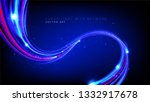illustration of light speed... | Shutterstock .eps vector #1332917678
