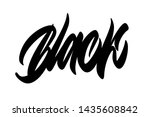 black.handwritten vector... | Shutterstock .eps vector #1435608842