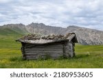 A Dilapidated Hut At Seiser Alm ...