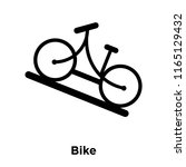 bike icon vector isolated on... | Shutterstock .eps vector #1165129432