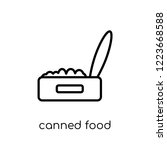 canned food icon. trendy modern ... | Shutterstock .eps vector #1223668588