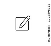 edit text icon  pencil icon for ... | Shutterstock .eps vector #1728595318