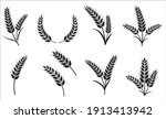 Agriculture Wheat Icon Set ...