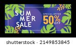 summer sale banner promotion... | Shutterstock .eps vector #2149853845