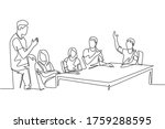 one single line drawing of... | Shutterstock .eps vector #1759288595