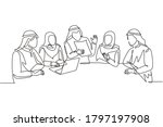 one continuous line drawing of... | Shutterstock .eps vector #1797197908
