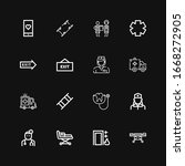editable 16 medic icons for web ... | Shutterstock .eps vector #1668272905