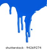 Dripping Blue Paint Free Stock Photo - Public Domain Pictures