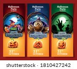 set of banners for halloween... | Shutterstock .eps vector #1810427242